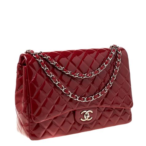 Chanel Boy Flap Bag Quilted Patent Small Red 2212876